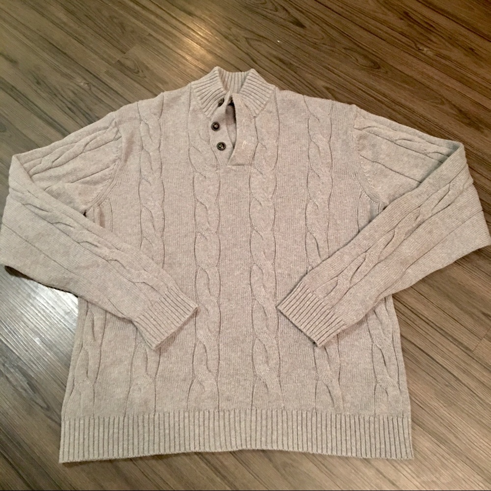 Chaps cable knit sweater size xxl